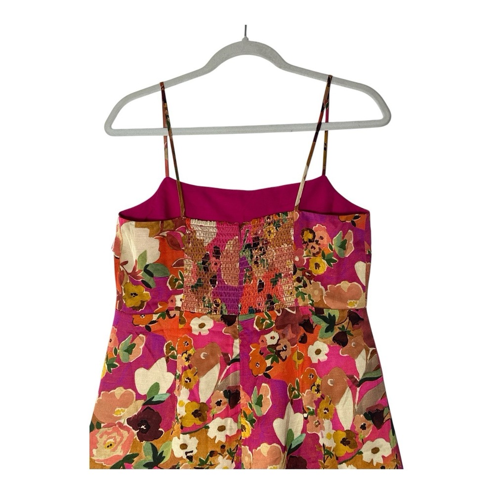New Sezane Robe Shania Dress Womens Size US 6 Floral Sleeveless Mini Luxury - Picture 10 of 14